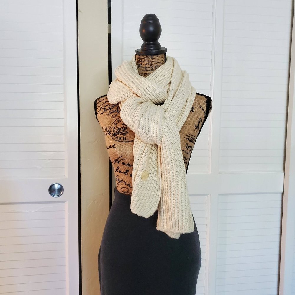 New/Never Used Cotton Knit Ribbed Wrap/Scarf - Local Pickup Offer